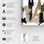 Abstrait Paris glamour - reproduction d'art sur toile-352285494-352285495