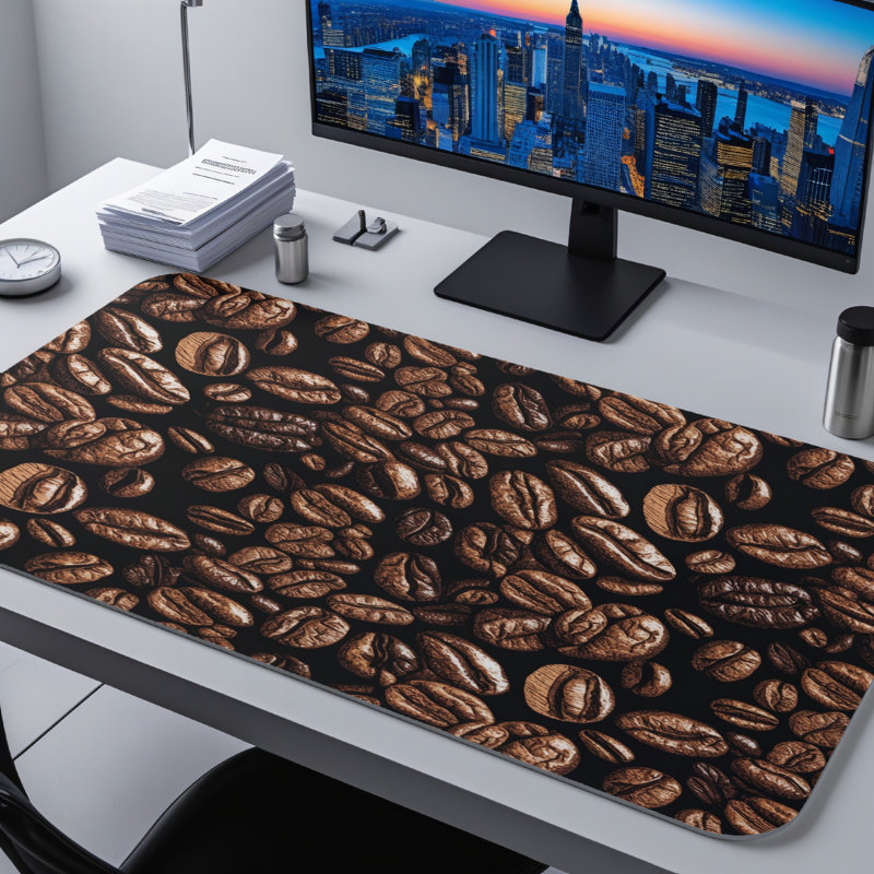 Polyester Desk Pad, 31.5x15.5