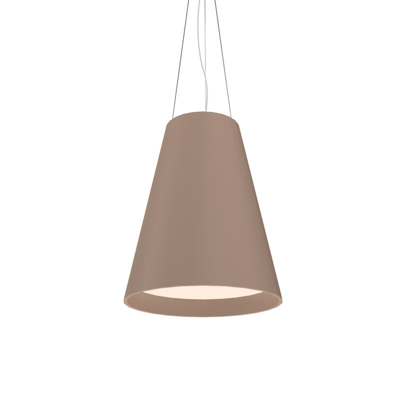 1 - Light LED Pendant, Imbuia, 4000