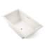 Underscore Rectangle 72" x 42" Heated Bubblemassage Air Bath with Center Drain-1558153804
