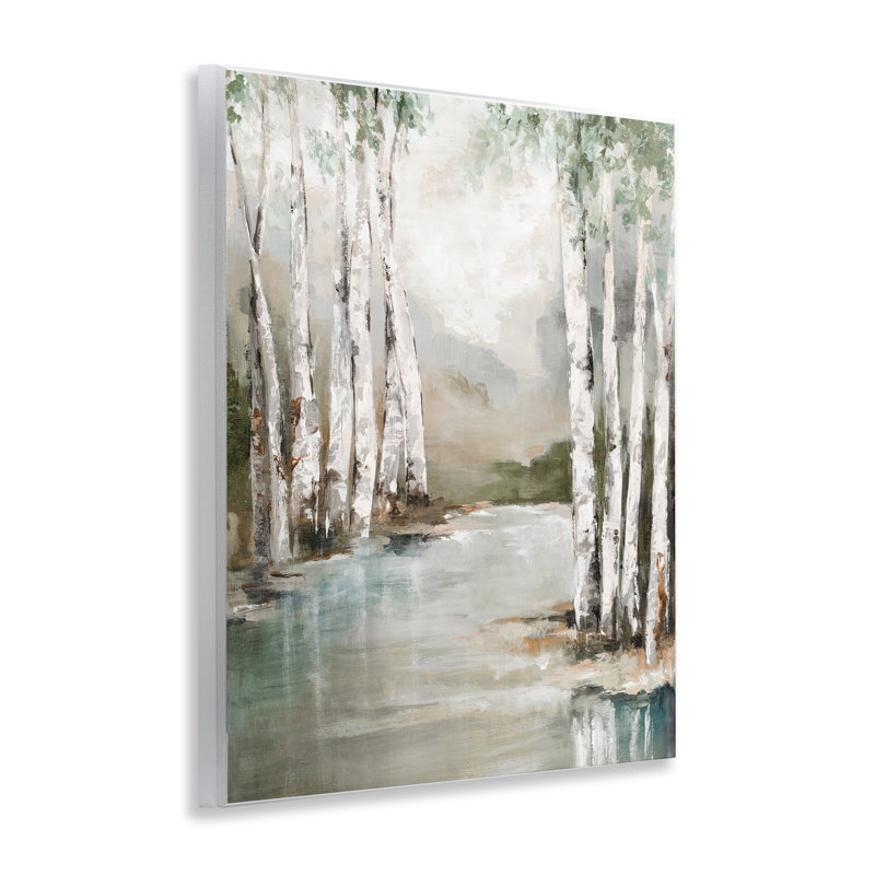 Plaque murale Veil of Silver Trunks, design par Luna Mavis