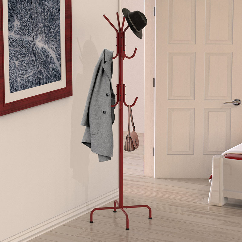 Portemanteau sur pied, Rouge
