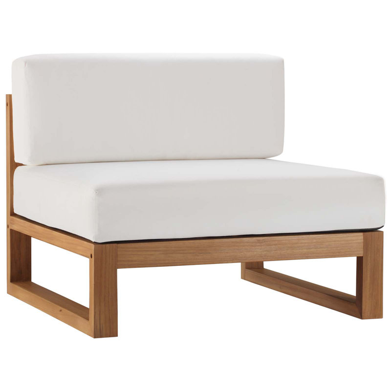 Chaise de patio en teck Upland