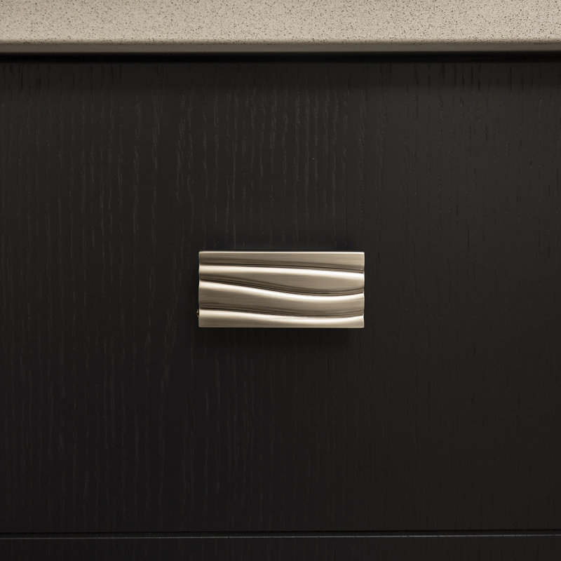 Bijou Dune Collection Pull 1-7/8 Inch Center to Center, Satin Nickel