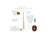 Set Of 3 Flameless Rechargeable Wax Taper Candles With Remote Sage Green-931029295