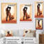 Peach Dance Quiet Ensemble I - Impressions sur toile-1396855300-1396855308