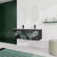 Meuble-lavabo flottant mural Demetrick