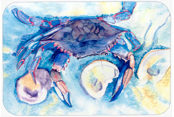 Dovecove Crab Tempered Glass Cutting Board | Wayfair