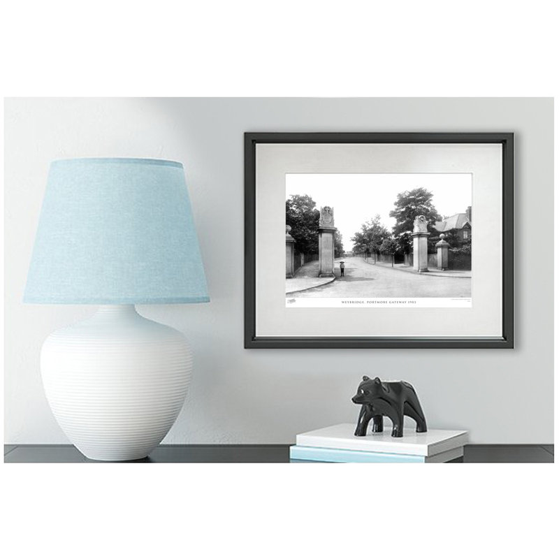 Weybridge, Portmore Gateway 1903 by Francis Frith - Single Picture Frame Print, 60cm H x 80cm W x 2.3cm D