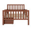 Lit plateforme en bois - garde-corps double face + deux tiroirs de rangement intégrés-118036951-118036952