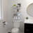 Floating Shelves, 3 Pcs, White/gold