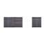 Ensemble de 3 armoires modulaires en aluminium pour l'extérieur l 96 po x P 24 po x H 36,5 po-1646902904-1646902911