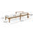 Acacia Wood Adjustable Chaise Lounge with Non-Porous Cushions for Outdoor Relaxation and Durability-2091746940-2091746818