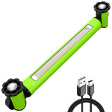 Battery Powered Integrated LED Work Light with Portable Underhooks and Magnets