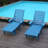Pool Lounge Chairs with 4-Position Adjustable Backrest-2124480868