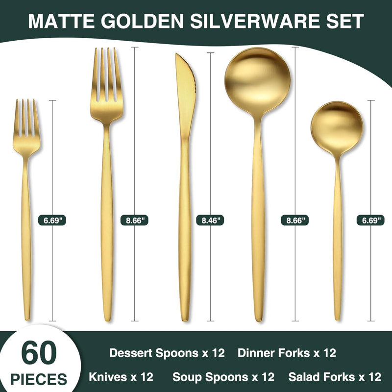 Stainless Steel Silverware Set