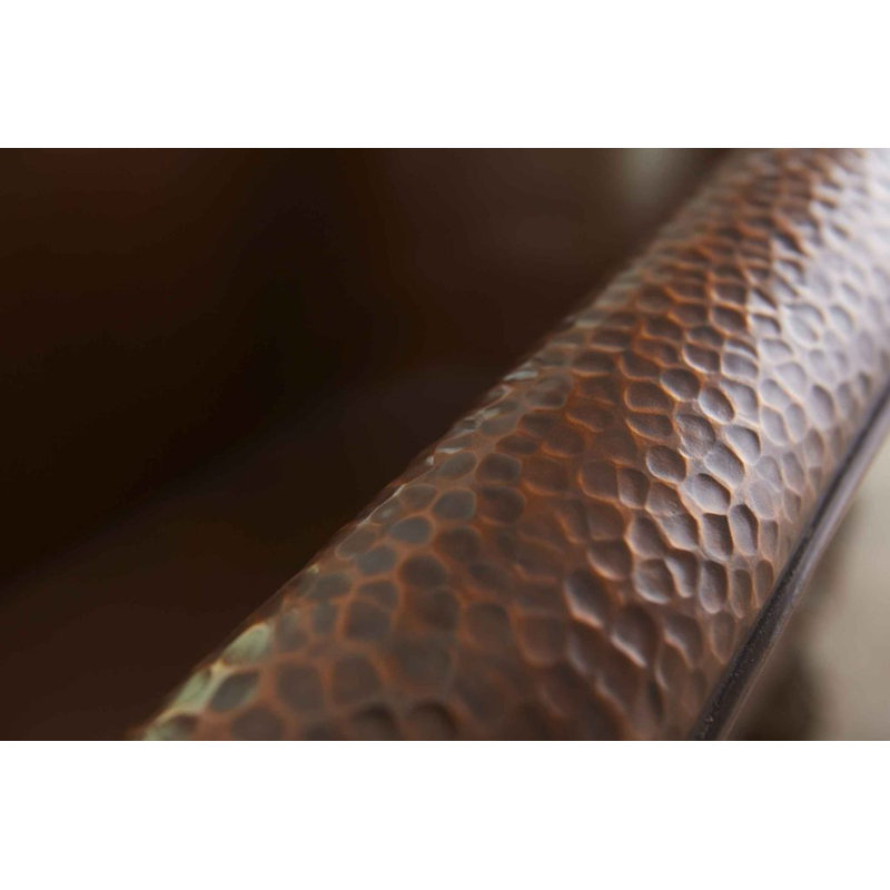 Euclid 6' Copper Freestanding Bathtub with Overflow