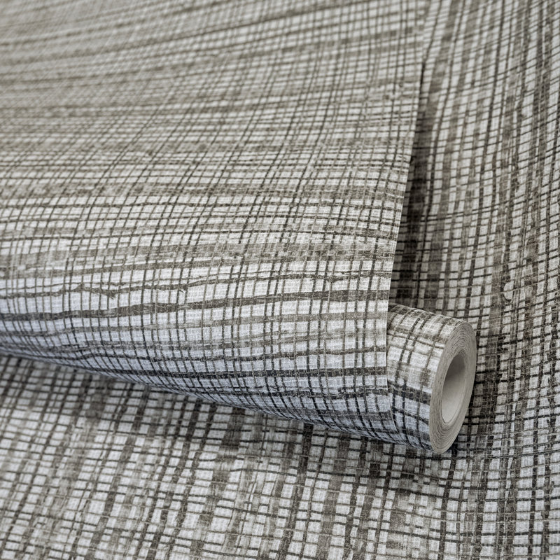 Salt Fondo Wild Grass Effect Wallpaper Roll, Silver