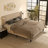 Upholstered Wingback Platform Bed, Metal Frame with Wood Slats, 7.5" Underbed Clearance, No Box Spring Needed, Queen Size-255304044-255304035