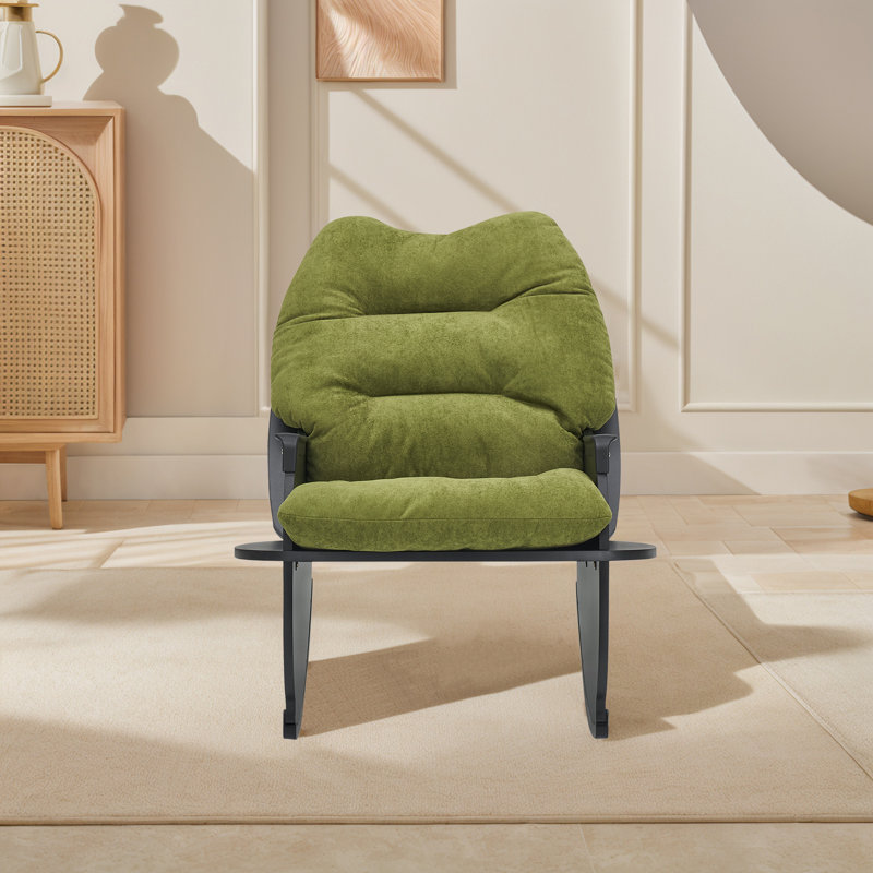 Chaise berçante d'appoint Balcon, Vert