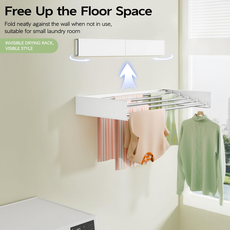 Stainless Steel Wall-Mounted Drying Rack