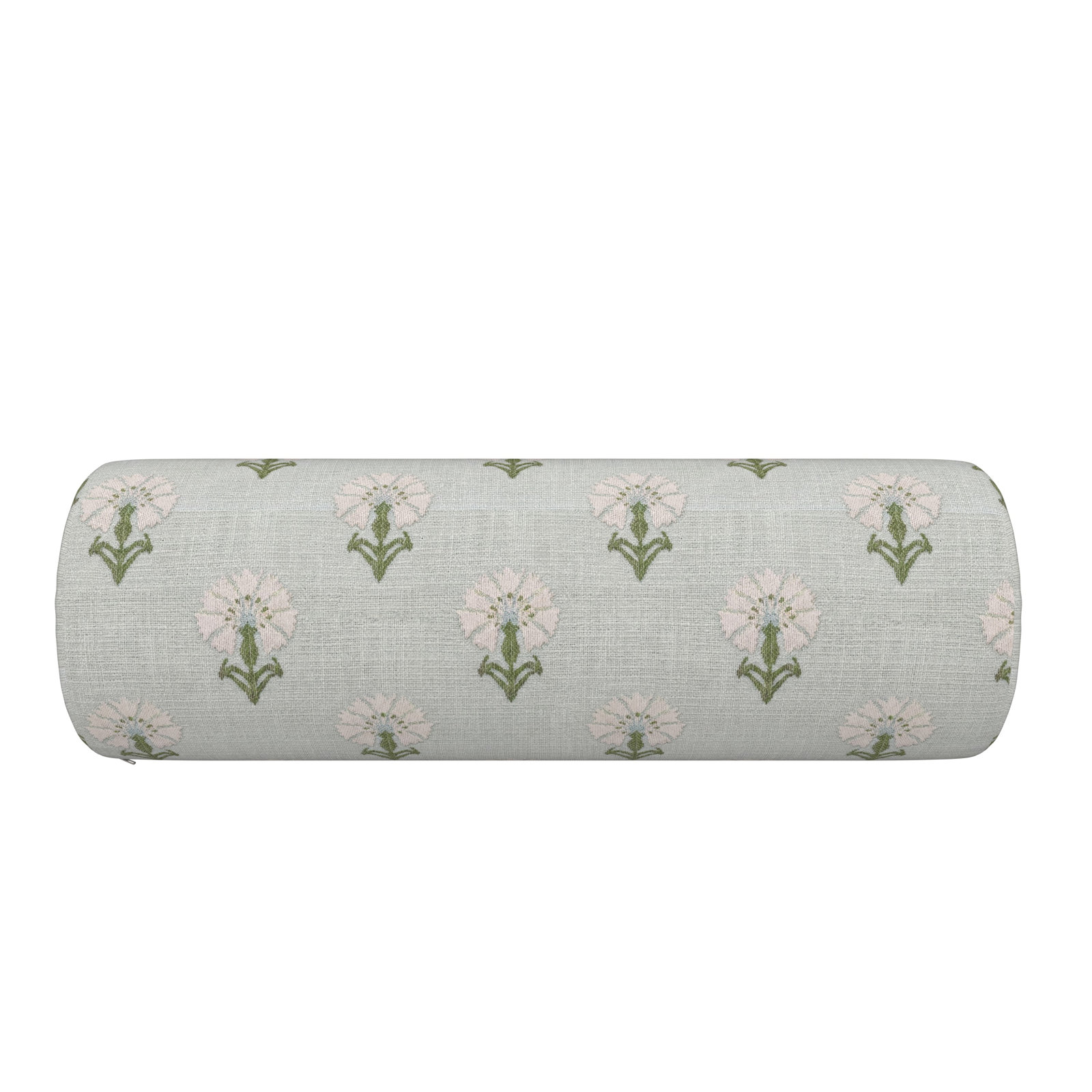 Amala Outdoor/Indoor Bolster Pillow, Mira Celeste