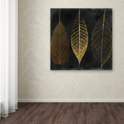 «Jadaya Fallen Gold I» par Color Bakery, reproduction d'art sur toile tendue