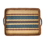 Danish Stripe Tray - Navy
