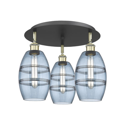 Dundrod Glass Flush Mount