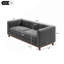 Canapé moderne 78,7 po pour salon, appartement et petit espace, gris foncé