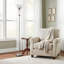 Lampe sur pied en acier satiné Jessara