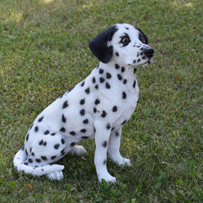 Sitting Dalmatian Dog Statue