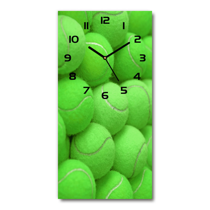 Jehremy Glass Wall Clock, Black