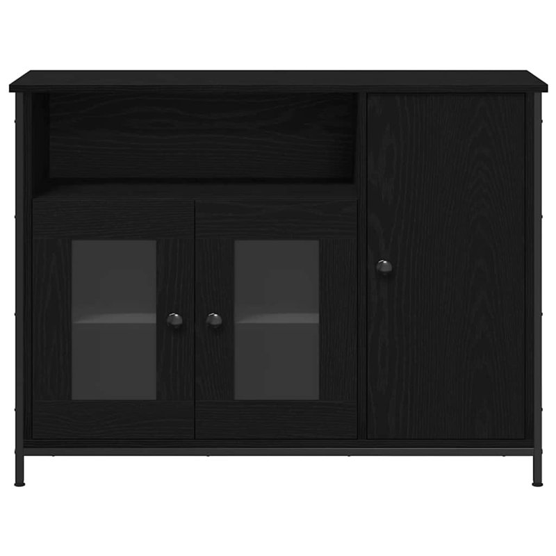 100cm Sideboard, Black Oak