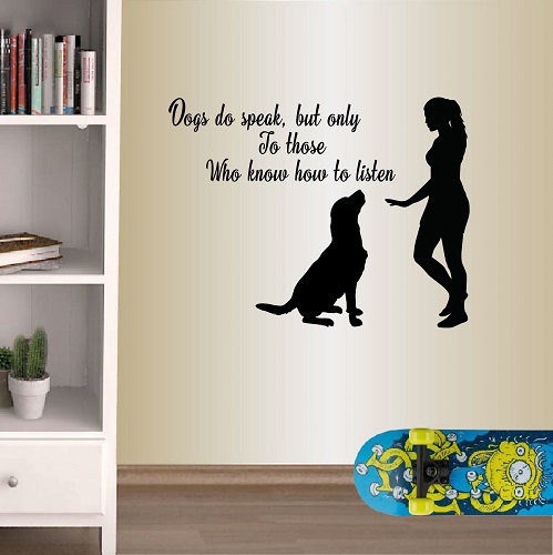 Dog sayings shop wall art