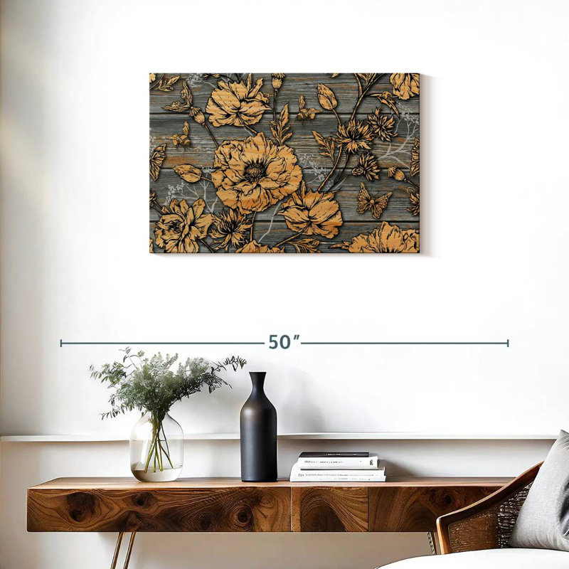 Harnek Rustic Floral, 20" H x 30" W