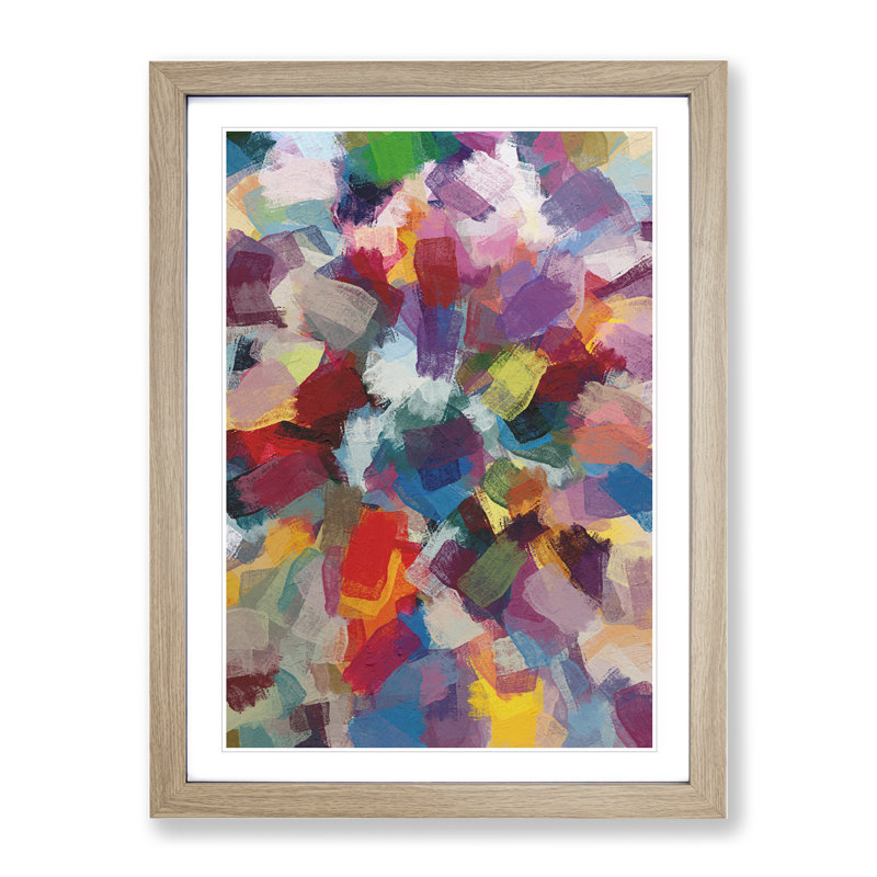 Reflection Of You - Single Picture Frame Print, 64cm H x 46cm W x 2cm D, Oak