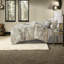 Ensemble de literie luxueux 7 pièces, mélange de coton de style moderne, idéal pour les chambres spacieuses