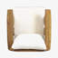 Fauteuil club d'extérieur en bois d'acacia 2 pièces