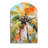 Palm Trees Palm VII - Arch Shape Large Multi-Colour Wall Clock - Unique Shape-104240572