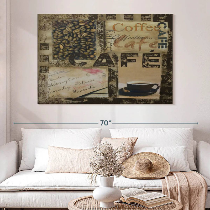 Yarlin Cafe Collage, 34" H x 51" W