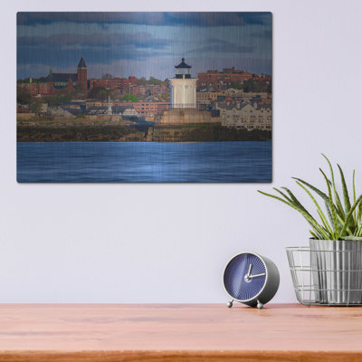 'Morning In Portland Harbor' by Rick Berk Metal Wall