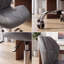 Muskoka Swivel Desk Chair Faux Leather With Adjustable Height, UKFR Certified-219053792