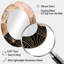 Éclat d'or rose - grand miroir mural ovale sur métal-2122582350