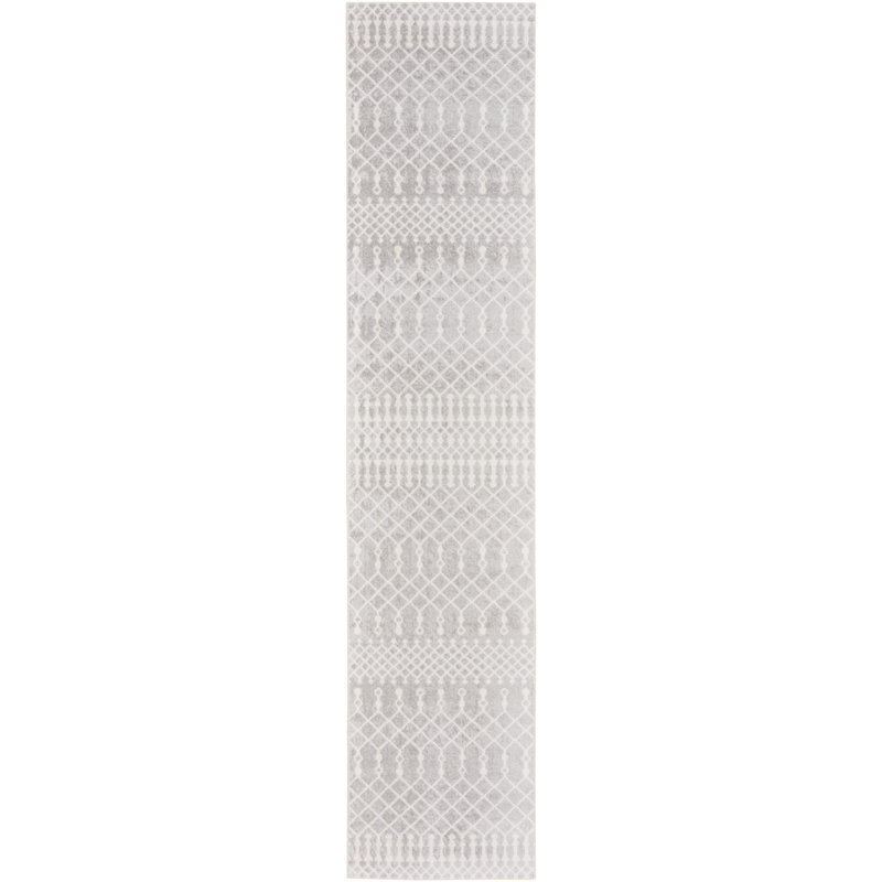 Tapis gris Athalla, Tapis de couloir 2 pi 2 po x 8 pi