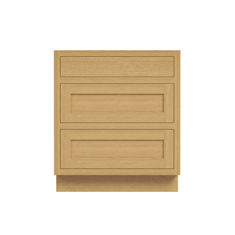 Armoire de cuisine à 3 tiroirs L 30 po x H 34,5 po x P 25 po prête à assembler Casainc, W30"x H34.5"