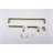 Stainless Steel Bathroom Accessories , 4, Wall Mounted, Brushed Gold Components Pack,