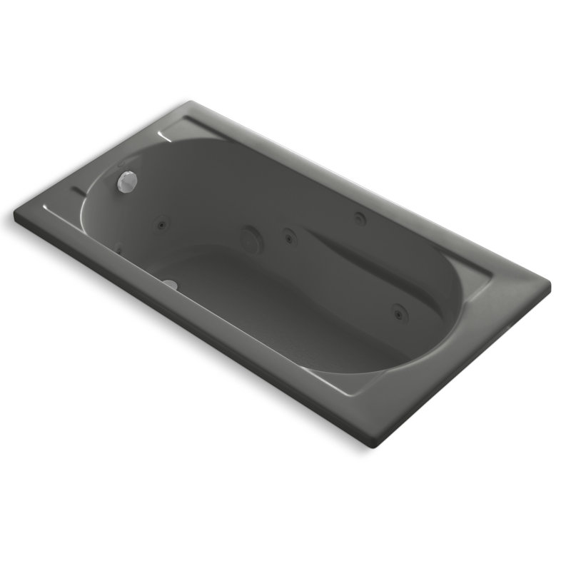 Devonshire 60" x 32" Whirlpool Bathtub, Thunder Gray