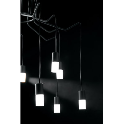 6 - Light Anthracite Cluster Pendant