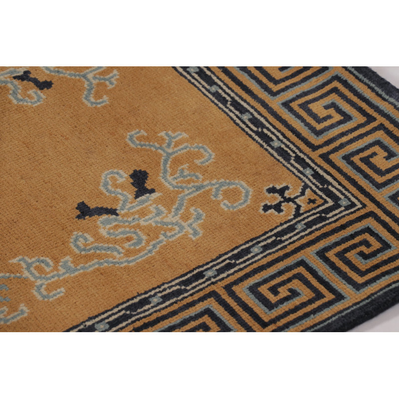 Art Deco One-of-a-Kind 2'9X4'2 Hand Knotted Area Rug